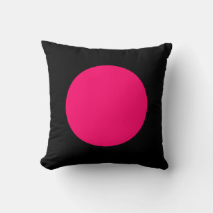 Rundfarben - Neon Red und Black Kissen
