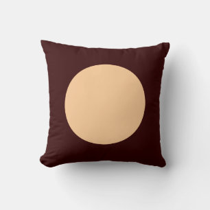 Rundfarben - Sand und Walnut Kissen
