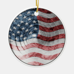 Rundflagge Keramikornament