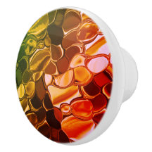 Rundformen, die von rot zu grün übergehen