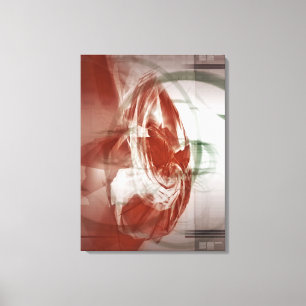 Rundformen vor hellem Hintergrund Leinwanddruck