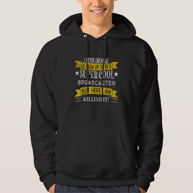 Rundfunkberufe Hoodie (Vorderseite)