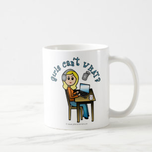 Rundfunkveranstalter (Blonde) Tasse