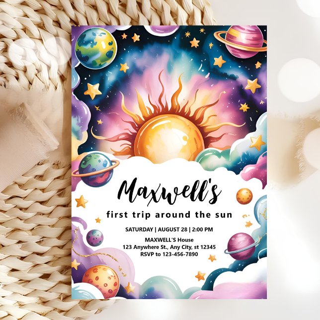 Rundgang durch den Sonnenseewald Junge 1. Geburtst Einladung (Von Creator hochgeladen)