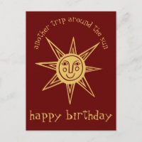 Rundgang durch die Sonne GLÜCKLICH GEBURTSTAG