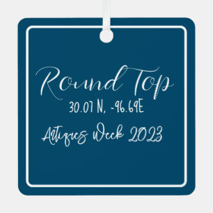 Rundgang Top Texas Antiquitäten Woche Ornament Aus Metall