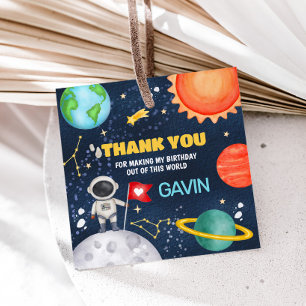Rundgang um den Sun Outer Space Square Geschenkanhänger