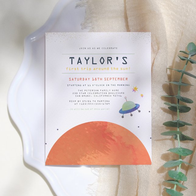 Rundgang um die Sonne | Budget Space Boy Birthday (Von Creator hochgeladen)