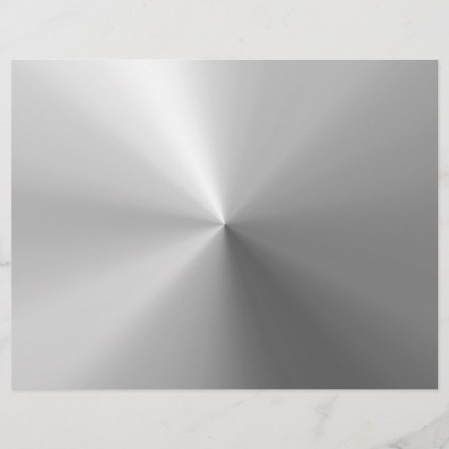Rundgebürstetes Aluminium, texturiert (Vorderseite)
