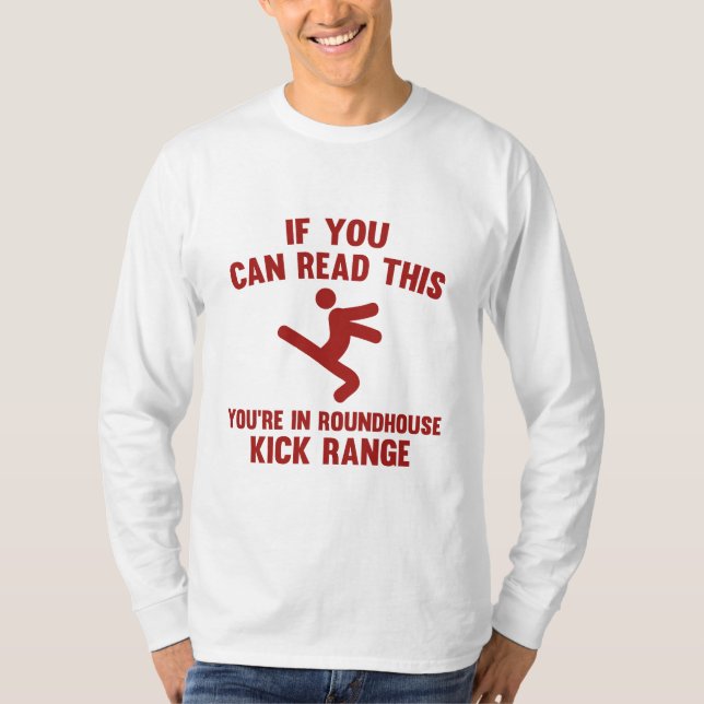 Rundhaus Kick Range T-Shirt (Vorderseite)