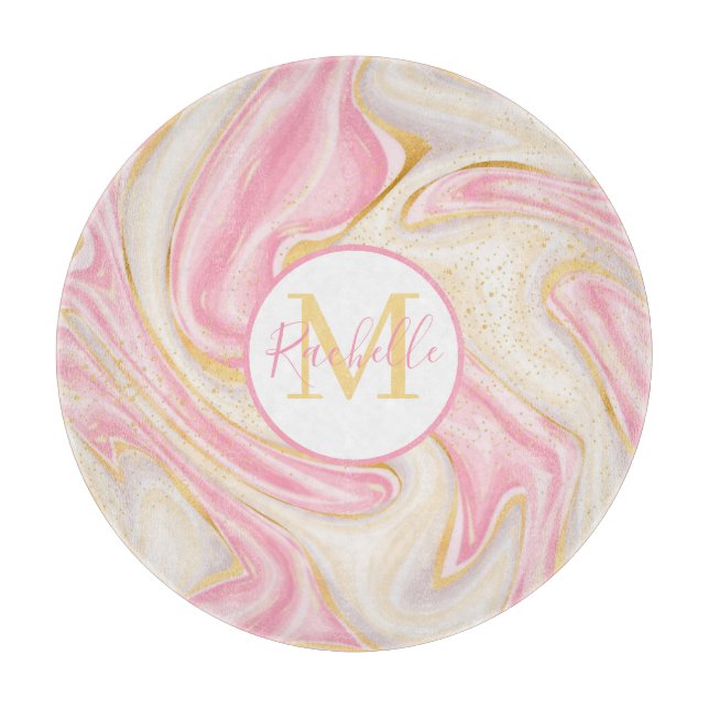 Rundholzschneidebrett Schneidebrett (Vorderseite)