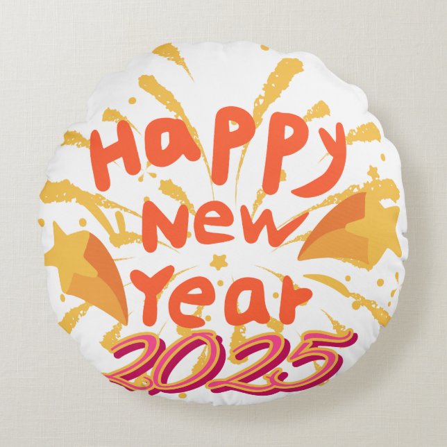 Rundkissen 2025 rundes kissen (Vorderseite)