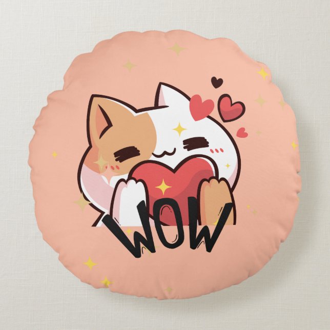 Rundkissen 2025 rundes kissen (Vorderseite)