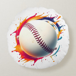 Rundkissen- BaseBall-Design Rundes Kissen