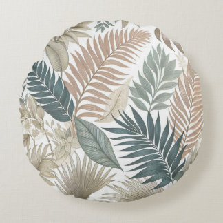 Rundkissen im Blumenstil - Soft & Dreamy Rundes Kissen