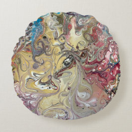 Rundkissen mit 2 Bildern Rundes Kissen