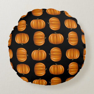 Rundkissen mit Kürbismotiv (40cm) Rundes Kissen