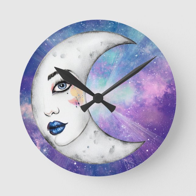 Rundkissen Runde Wanduhr (Vorderseite)