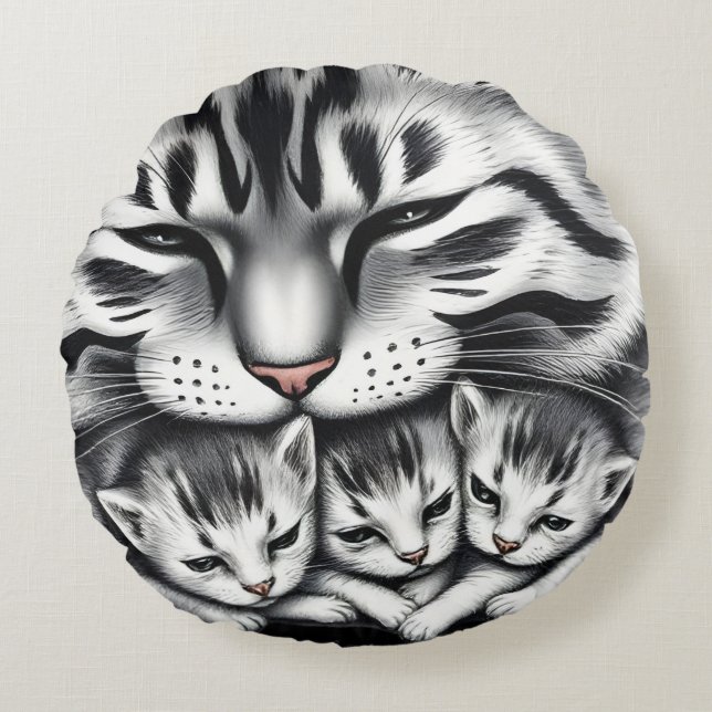 Rundkissen Rundes Kissen (Vorderseite)