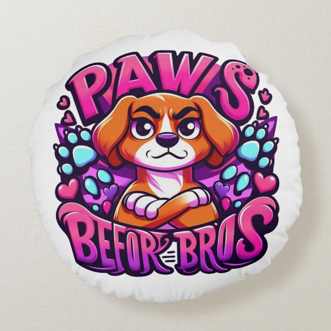 Rundkissen Rundes Kissen (Rückseite)