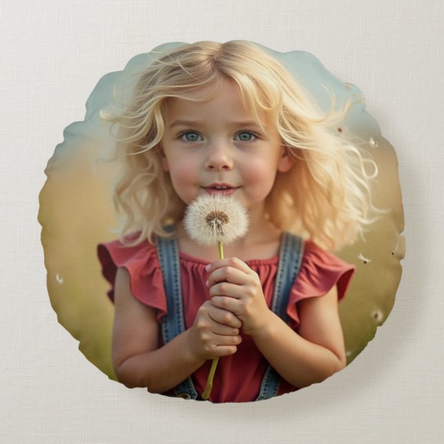 Rundkissen Rundes Kissen (Vorderseite)