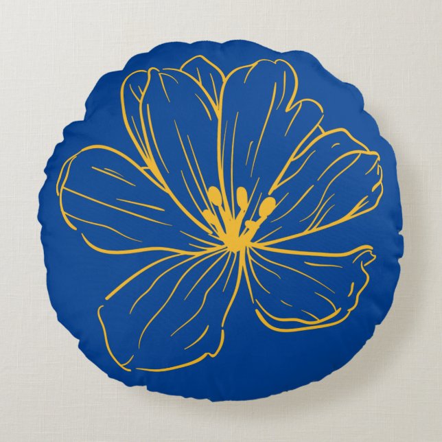 Rundkissen Rundes Kissen (Vorderseite)