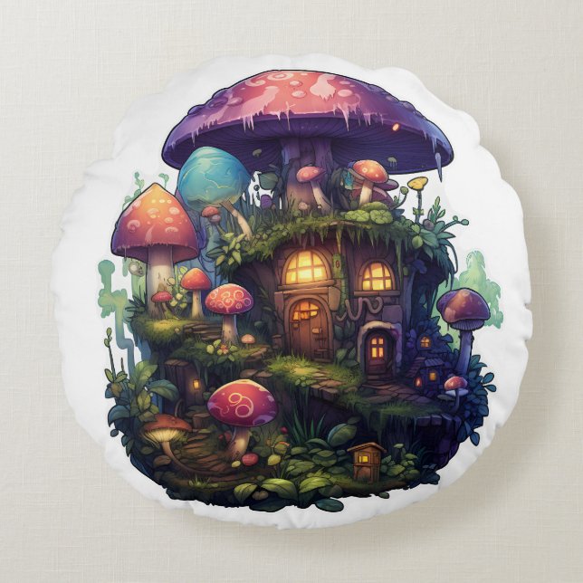 Rundkissen Rundes Kissen (Vorderseite)