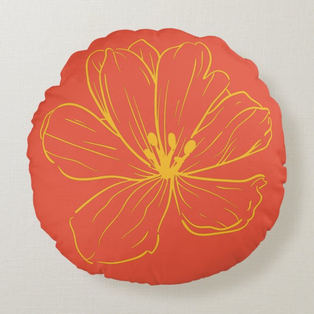 Rundkissen Rundes Kissen (Vorderseite)