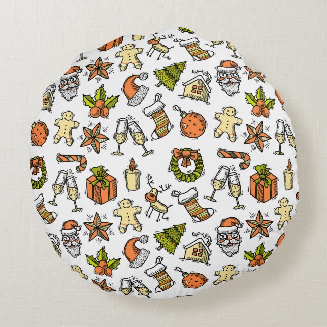 Rundkissen Rundes Kissen (Rückseite)