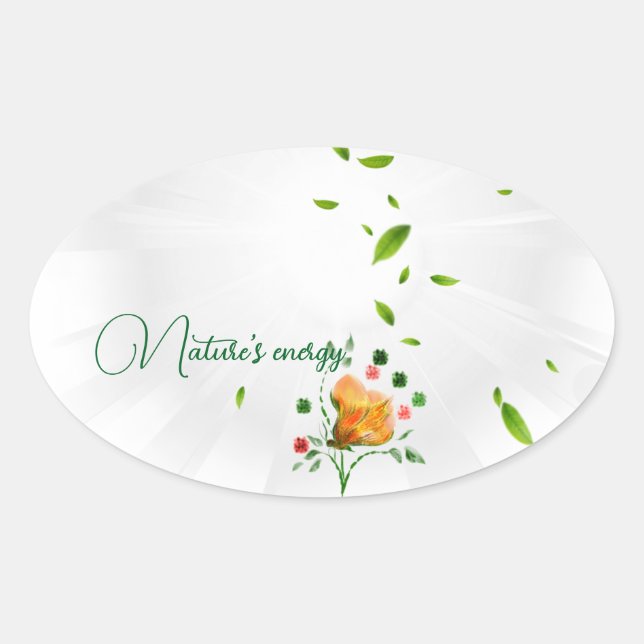 Rundkleber Ovaler Aufkleber (Vorderseite)