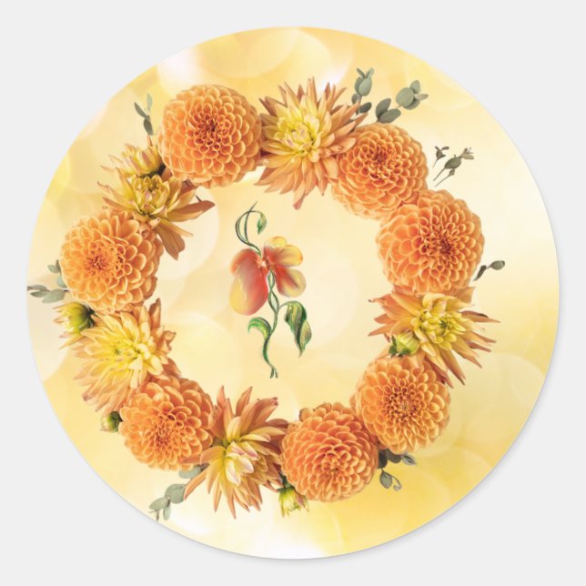 Rundkleber Runder Aufkleber (Vorderseite)