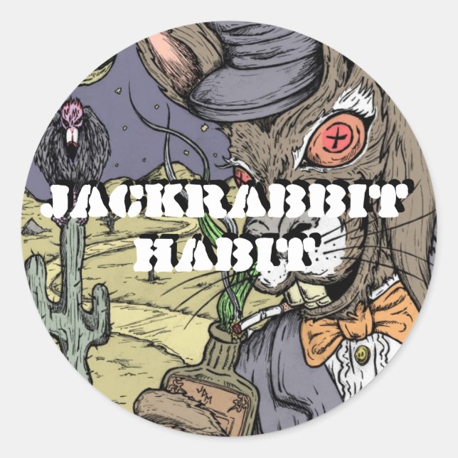 Rundkleber Runder Aufkleber (Vorderseite)