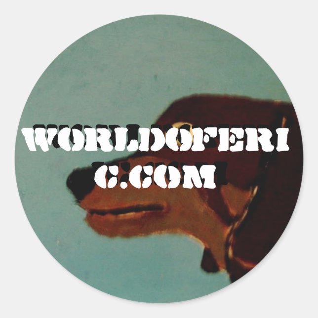 Rundkleber Runder Aufkleber (Vorderseite)