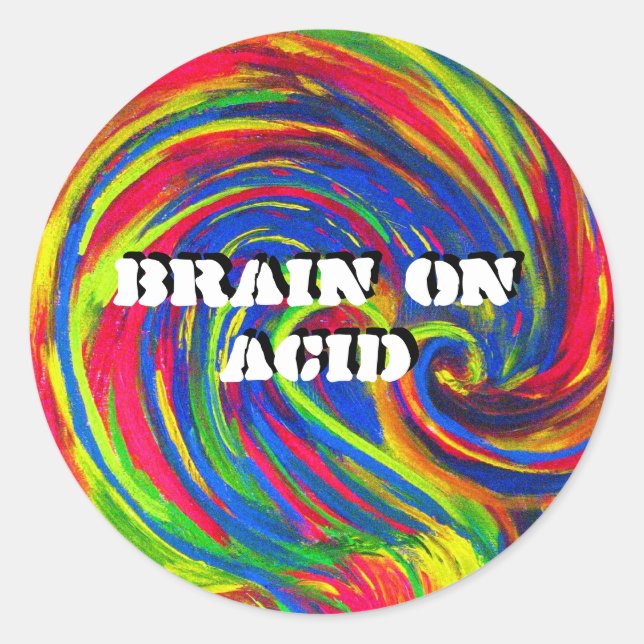 Rundkleber Runder Aufkleber (Vorderseite)