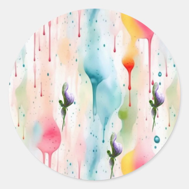 Rundkleber Runder Aufkleber (Vorderseite)