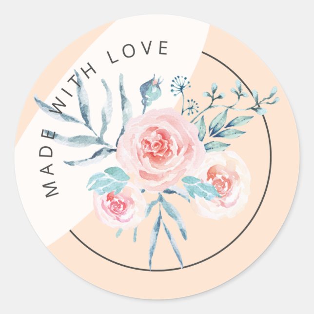 Rundkleber Runder Aufkleber (Vorderseite)