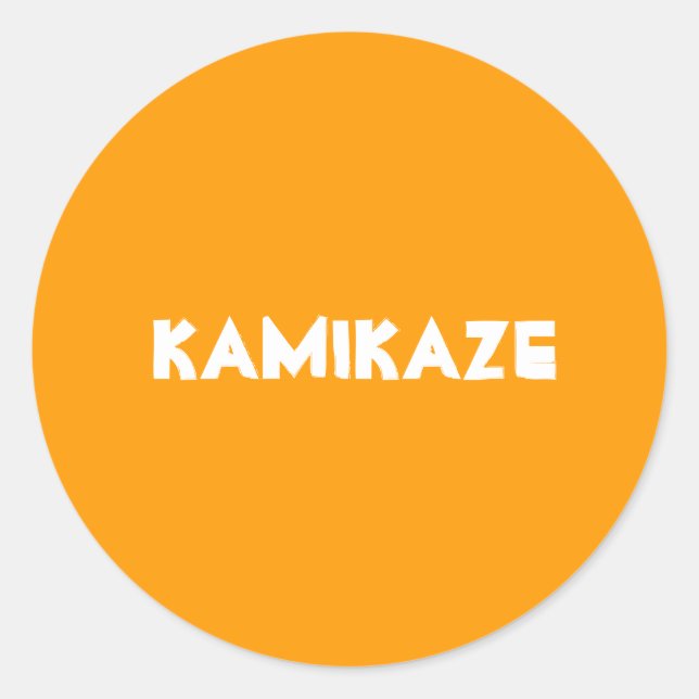 Rundkleber Runder Aufkleber (Vorderseite)