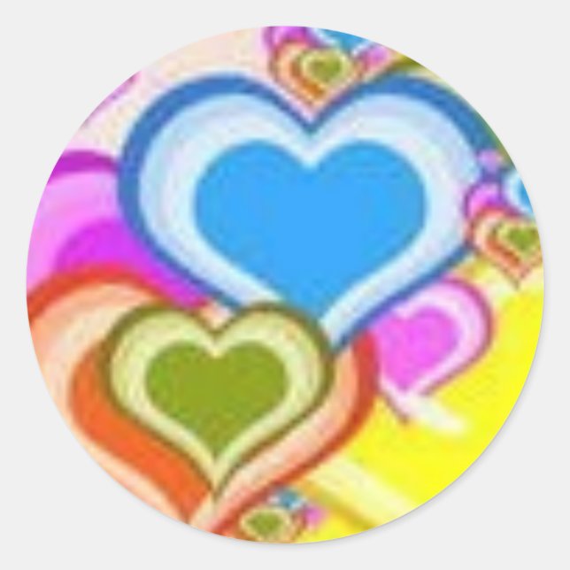 Rundkleber Runder Aufkleber (Vorderseite)