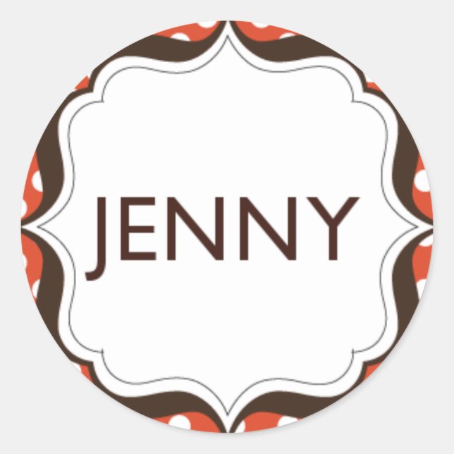 Rundkleber - vollständige Blutung Runder Aufkleber (Vorderseite)