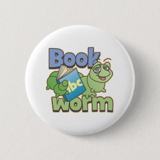 Rundknopf für Buchwurm Button