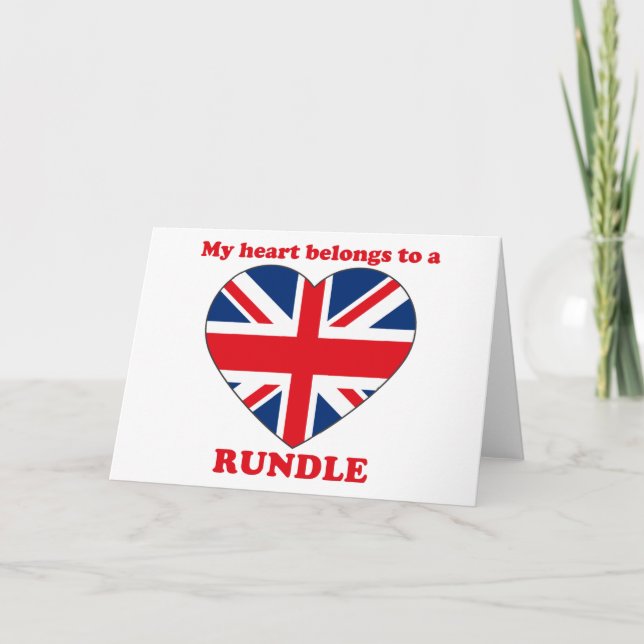 Rundle Feiertagskarte (Vorderseite)