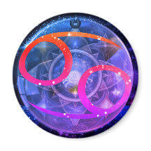 Rundmagnet- Krebs Zodiac-Zeichen