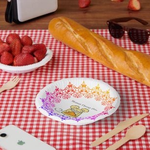 Rundpapier-Plättchen Mousey Cheesy Pie Papier Bowl Pappteller