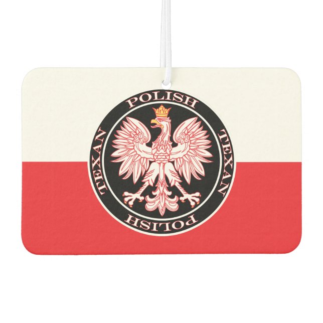 Rundpolnischer Adler Autolufterfrischer (Vorderseite)