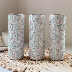 Rundrum - Kreise, Rechtecke und Quadrate Thermosbecher