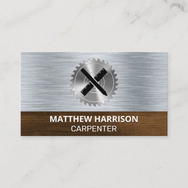 Rundsäge | Architekturwerkzeuge Visitenkarte (Vorderseite)