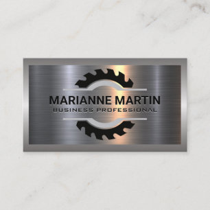 Rundsäge Metallaluminium Visitenkarte