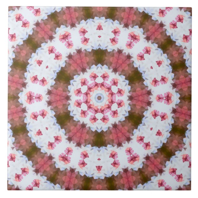 Rundschmuck, Mandala Fliese (Vorderseite)