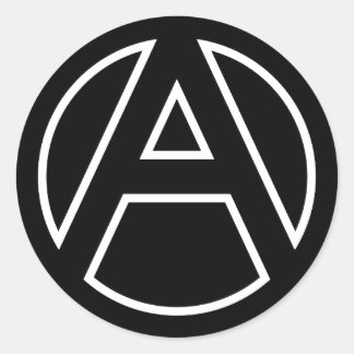 Rundschreiben A Runder Aufkleber