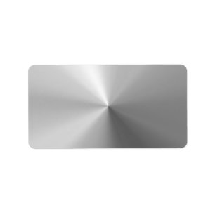 Rundschreiben gebürstetes Aluminium gemasert Adressaufkleber